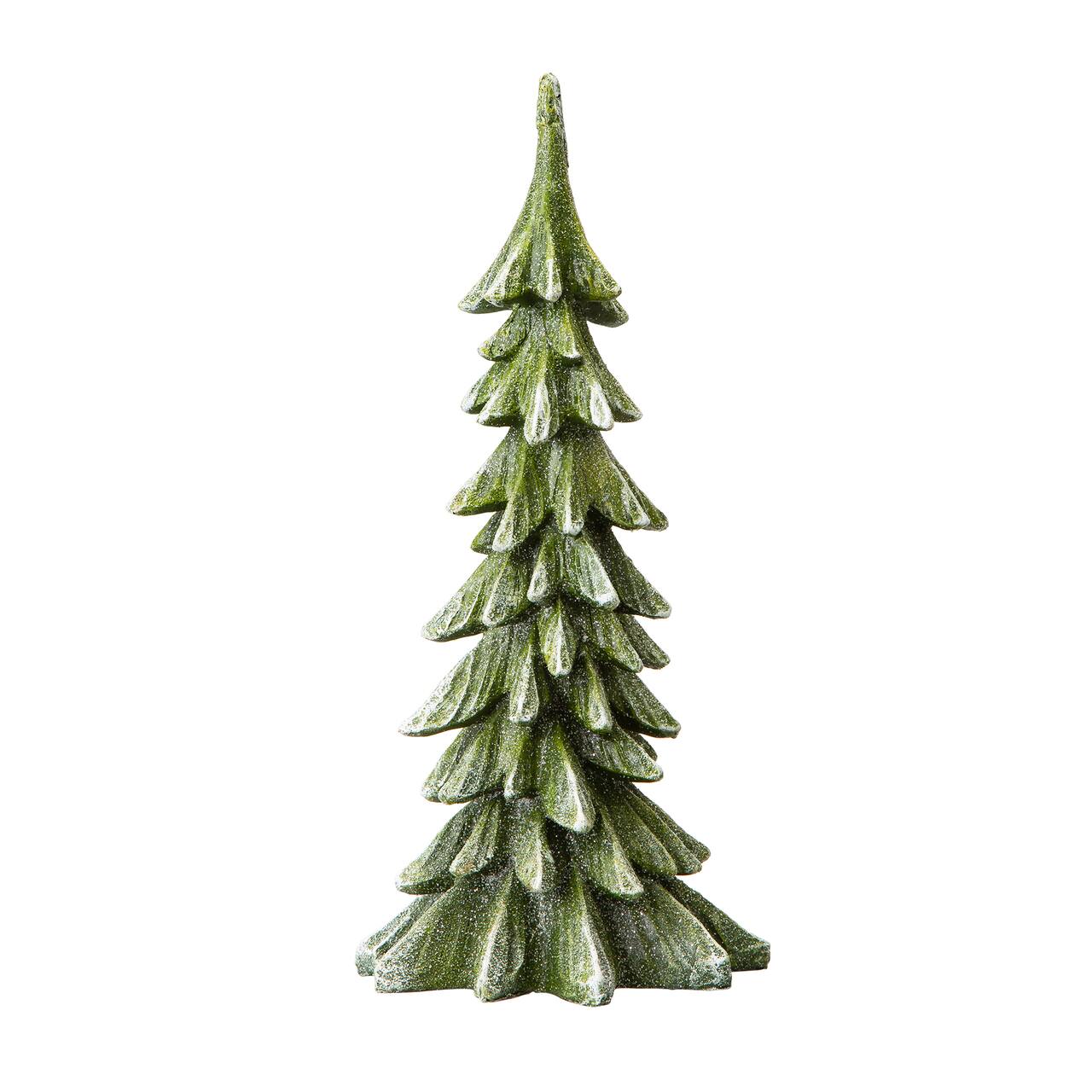 Glitzhome® 14.75" Green Christmas Tree Table Décor